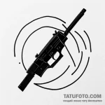 Revolver, tattoo flash sheet design, minimali… — эскиз тату (№1749639392_0, 11.06.2025 10:56) — Tatufoto.com