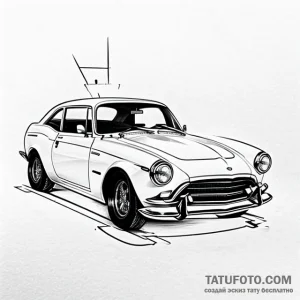 Car - эскиз тату (№1749663651_0, 11.06.2025 17:40) — Tatufoto.com