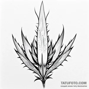 Aloe - эскиз тату (№1749666207_0, 11.06.2025 18:23) — Tatufoto.com
