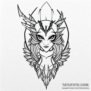 Amazon - эскиз тату (№1749666571_0, 11.06.2025 18:29) — Tatufoto.com