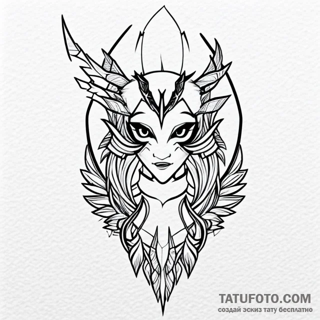 Amazon — эскиз тату (№1749666571_0, 11.06.2025 18:29) — Tatufoto.com
