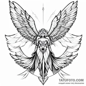 Angel wings - эскиз тату (№1749669130_0, 11.06.2025 19:12) — Tatufoto.com
