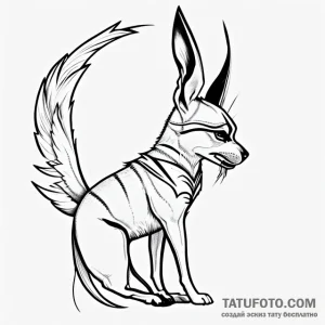 Anubis - эскиз тату (№1749669858_0, 11.06.2025 19:24) — Tatufoto.com