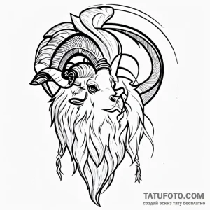 Ram - эскиз тату (№1749674325_0, 11.06.2025 20:38) — Tatufoto.com
