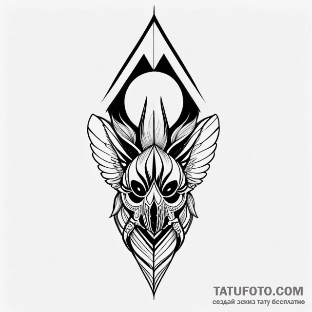 немка — эскиз тату (№1749675074_0, 11.06.2025 20:51) — Tatufoto.com