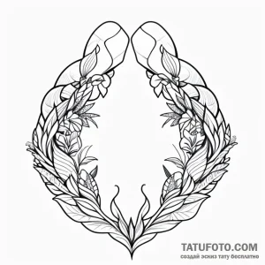 Twins - эскиз тату (№1749677965_0, 11.06.2025 21:39) — Tatufoto.com