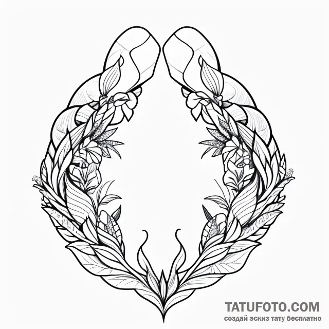 Twins — эскиз тату (№1749677965_0, 11.06.2025 21:39) — Tatufoto.com