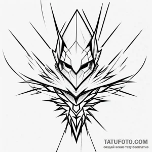 Hero - эскиз тату (№1749678329_0, 11.06.2025 21:45) — Tatufoto.com
