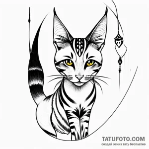 Bastet - эскиз тату (№1749678691_0, 11.06.2025 21:51) — Tatufoto.com