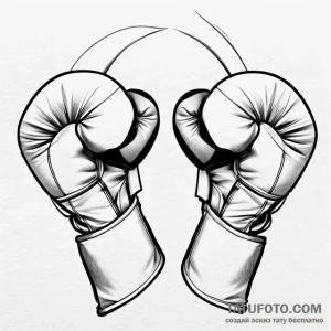 Boxing gloves - эскиз тату (№1749680147_0, 11.06.2025 22:15) — Tatufoto.com