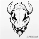 Buffalo — эскиз тату (№1749681965_0, 11.06.2025 22:46) — Tatufoto.com