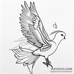 Dove — эскиз тату (№1749685700_0, 11.06.2025 23:48) — Tatufoto.com