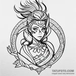 Gladiator — эскиз тату (№1749686428_0, 12.06.2025 00:00) — Tatufoto.com