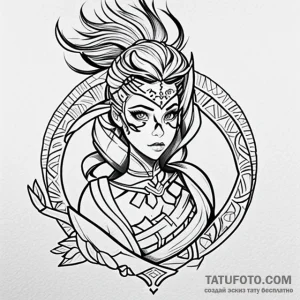 Gladiator - эскиз тату (№1749686428_0, 12.06.2025 00:00) — Tatufoto.com