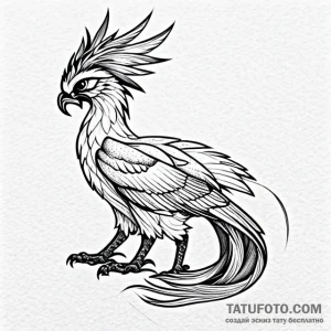Griffin - эскиз тату (№1749686790_0, 12.06.2025 00:06) — Tatufoto.com