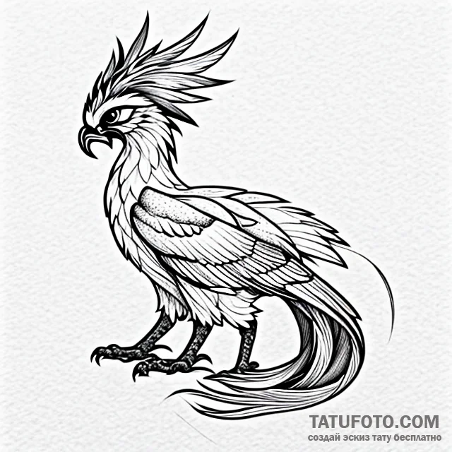 Griffin - эскиз тату (№1749686790_0, 12.06.2025 00:06) — Tatufoto.com