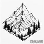 Mountains — эскиз тату (№1749687879_0, 12.06.2025 00:24) — Tatufoto.com