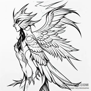 Harpy - эскиз тату (№1749688611_0, 12.06.2025 00:36) — Tatufoto.com