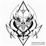 Coat of arms — эскиз тату (№1749689340_0, 12.06.2025 00:49) — Tatufoto.com