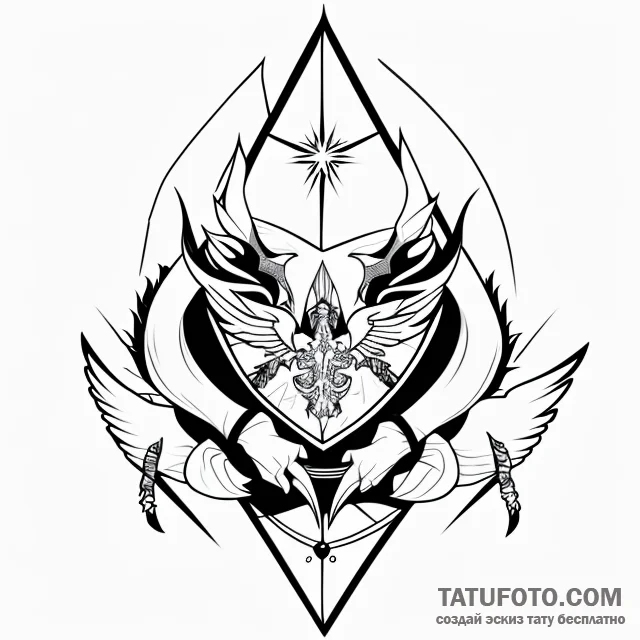 Coat of arms - эскиз тату (№1749689340_0, 12.06.2025 00:49) — Tatufoto.com