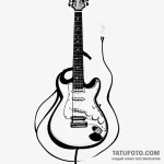 Guitar — эскиз тату (№1749691161_0, 12.06.2025 01:19) — Tatufoto.com
