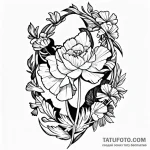 Carnation – эскиз тату (№1749695724_0, 12.06.2025 02:35) — Tatufoto.com