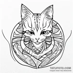 Egyptian cat – эскиз тату (№1749696089_0, 12.06.2025 02:41) — Tatufoto.com