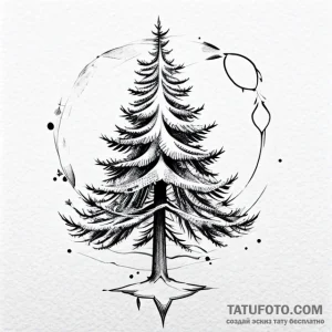 Spruce - эскиз тату (№1749697183_0, 12.06.2025 02:59) — Tatufoto.com