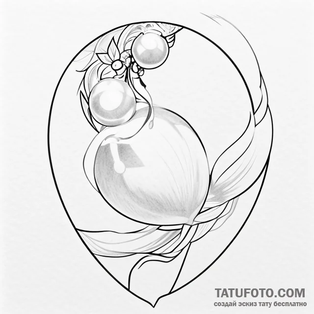 Pearl — эскиз тату (№1749699002_0, 12.06.2025 03:30) — Tatufoto.com