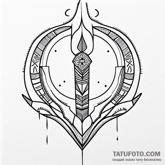 Hieroglyph - эскиз тату (№1749700824_0, 12.06.2025 04:00) — Tatufoto.com