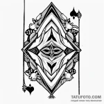 Playing cards – эскиз тату (№1749701551_0, 12.06.2025 04:12) — Tatufoto.com