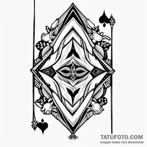 Playing cards - эскиз тату (№1749701551_0, 12.06.2025 04:12) — Tatufoto.com