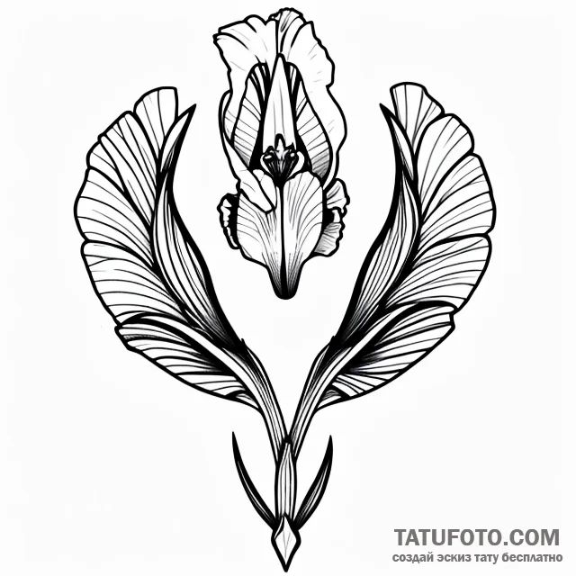 Iris - эскиз тату (№1749702278_0, 12.06.2025 04:24) — Tatufoto.com