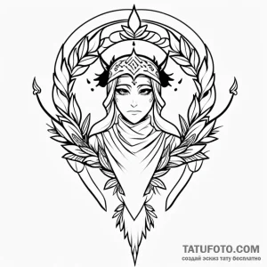 Isis - эскиз тату (№1749704830_0, 12.06.2025 05:07) — Tatufoto.com