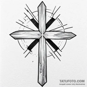 Cross - эскиз тату (№1749708840_0, 12.06.2025 06:14) — Tatufoto.com