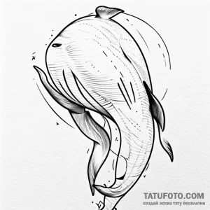 Whale - эскиз тату (№1749709569_0, 12.06.2025 06:26) — Tatufoto.com