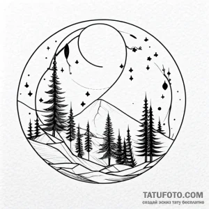 Circle - эскиз тату (№1749715392_0, 12.06.2025 08:03) — Tatufoto.com