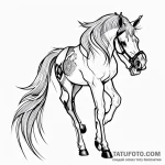 Horse — эскиз тату (№1749716849_0, 12.06.2025 08:27) — Tatufoto.com
