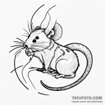 Rat — эскиз тату (№1749717213_0, 12.06.2025 08:33) — Tatufoto.com