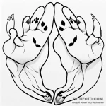 Cat’s paws — эскиз тату (№1749717942_0, 12.06.2025 08:45) — Tatufoto.com
