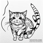 Cat — эскиз тату (№1749718307_0, 12.06.2025 08:51) — Tatufoto.com