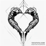 Brass knuckles — эскиз тату (№1749718673_0, 12.06.2025 08:57) — Tatufoto.com