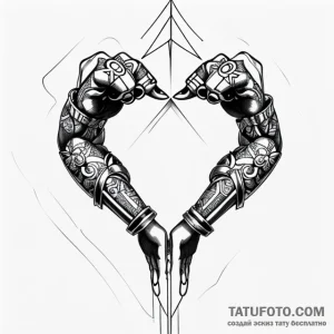 Brass knuckles - эскиз тату (№1749718673_0, 12.06.2025 08:57) — Tatufoto.com