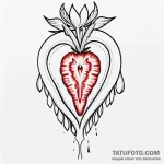 Strawberry — эскиз тату (№1749720129_0, 12.06.2025 09:22) — Tatufoto.com