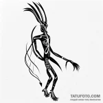 Kokopelli — эскиз тату (№1749721586_0, 12.06.2025 09:46) — Tatufoto.com