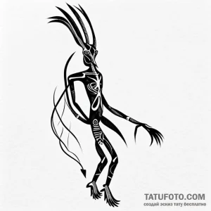 Kokopelli - эскиз тату (№1749721586_0, 12.06.2025 09:46) — Tatufoto.com