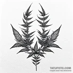 Hemp — эскиз тату (№1749721949_0, 12.06.2025 09:52) — Tatufoto.com