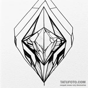 Crystal - эскиз тату (№1749724864_0, 12.06.2025 10:41) — Tatufoto.com