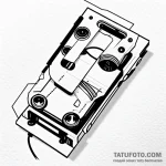 Cassette — эскиз тату (№1749725594_0, 12.06.2025 10:53) — Tatufoto.com