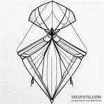 Kite — эскиз тату (№1749725957_0, 12.06.2025 10:59) — Tatufoto.com